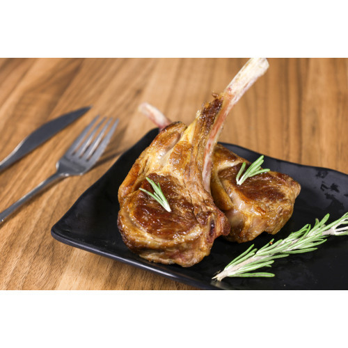 Roasted Lamb Chop with Garlic Cumin Spice