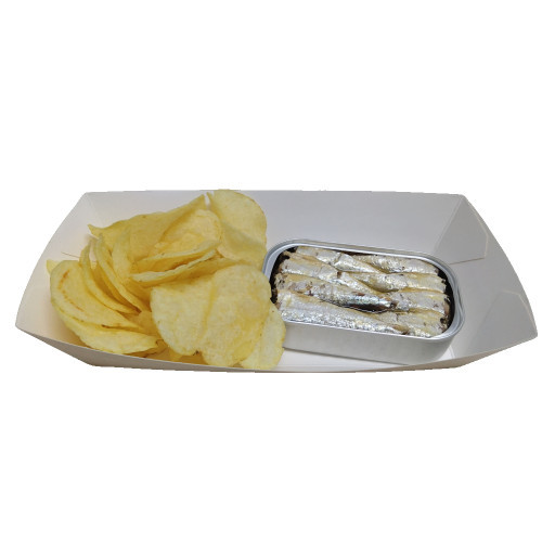 Seafood tin & crisps
