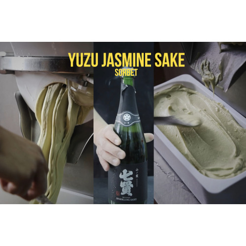 YUZU JASMINE SAKE SORBET