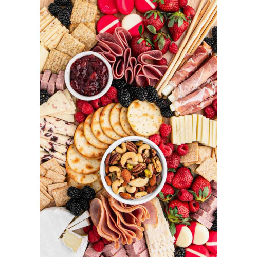 Ham and cheese platter