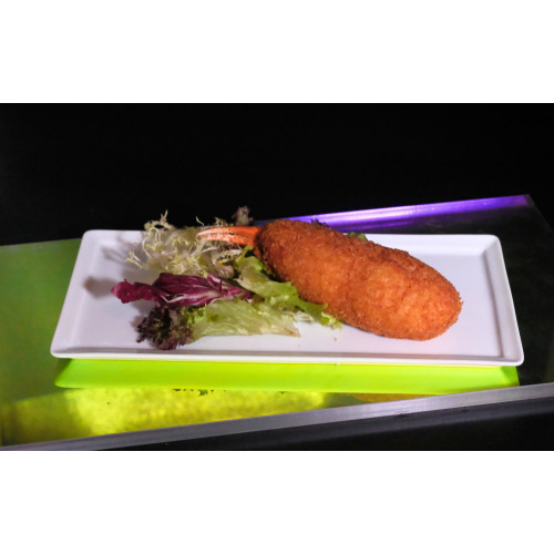 DEEP-FRIED CRAB CLAWS STUFFED WITH SHRIMP MOUSSE