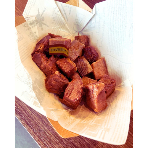 Pan Fried Cured and Smoked Beef Tongue