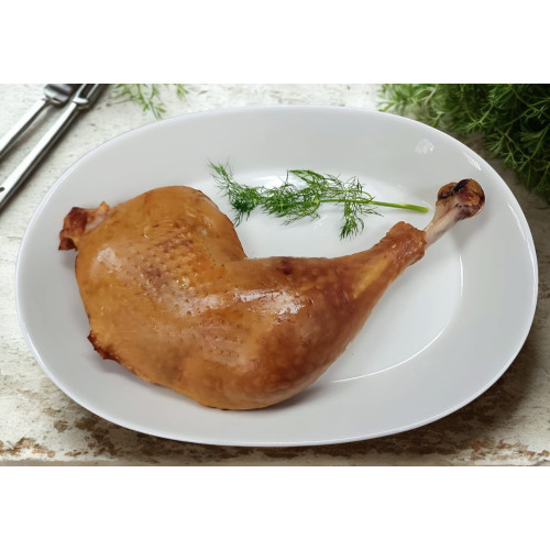 Whole smoked turkey thigh