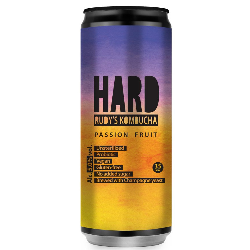 HARD Passion Fruit. Alc. 5,0% vol.