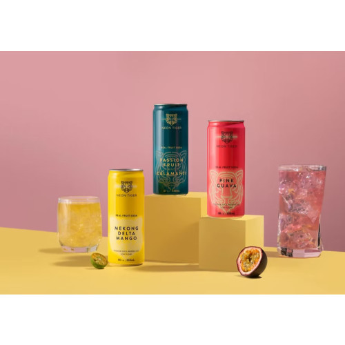 Neon Tiger Real Fruit Sodas