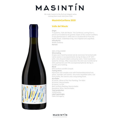 Masintin Carinena -Valle Del Itata