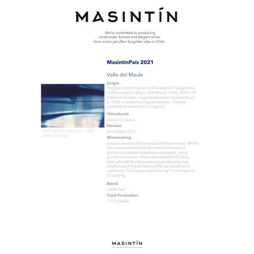 Masintin Pais - Valle Del Maule