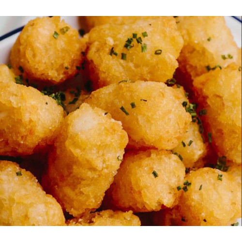 Koffmann Tater tots with Snowdonia cheese