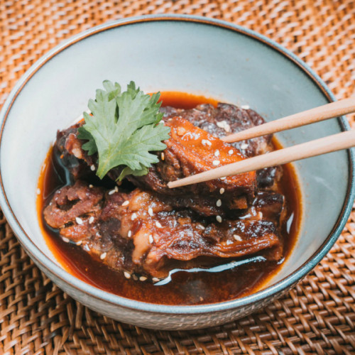 Grilled Beef Ribs with Korean Soy Sauce