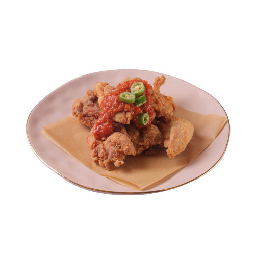 Korean Fried Boneless Chicken with Bolognese Sauce