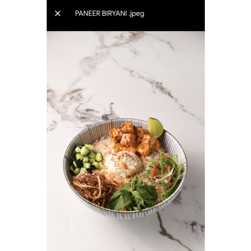 Paneer Biryani