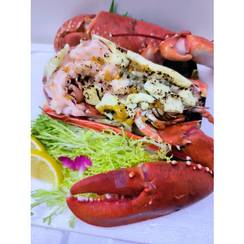 Baked Lobster with Cheese