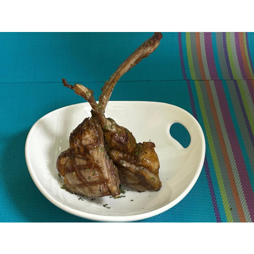 Roasted Lamb Chop with Cumin Herbs