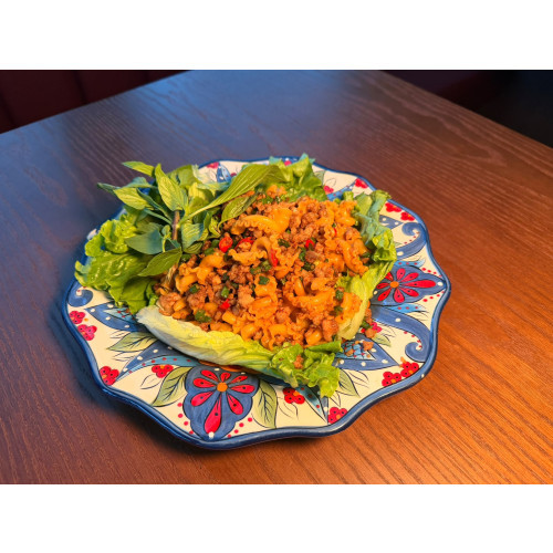 泰國金不換辣肉碎炒手工意粉