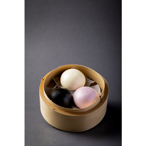 任意口味包點3個（金沙流心奶皇包/荔浦芋頭流沙包/玄墨黑芝麻流沙包）