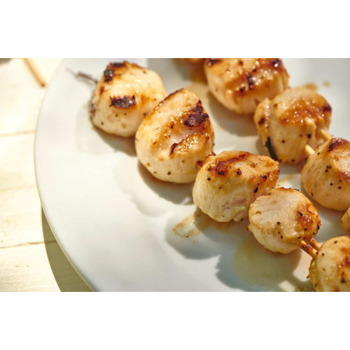 Scallop skewers