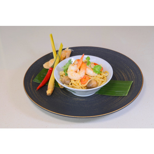 Tom Yum Prawn Stir-fried Yellow Noodles