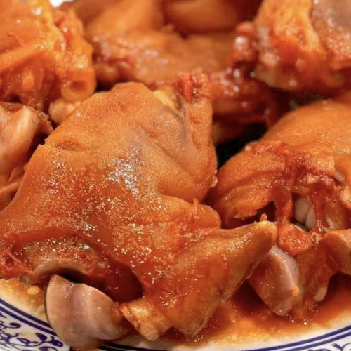 Braised Pig Trotters with Red Beancurd