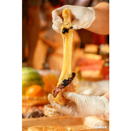 黑松露芝士牛肉餅