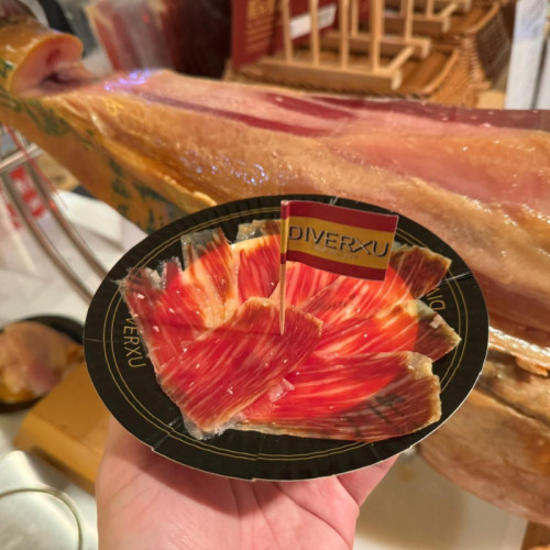 Hand-sliced Spanish Iberico Ham Acorn-fed, 58months curation