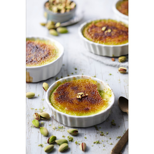 Crema Catalana with Iberico pistacho