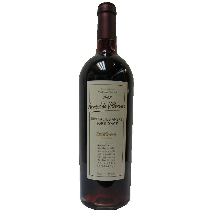 Rivesaltes ambré 1968 Arnaud De Villeneuve