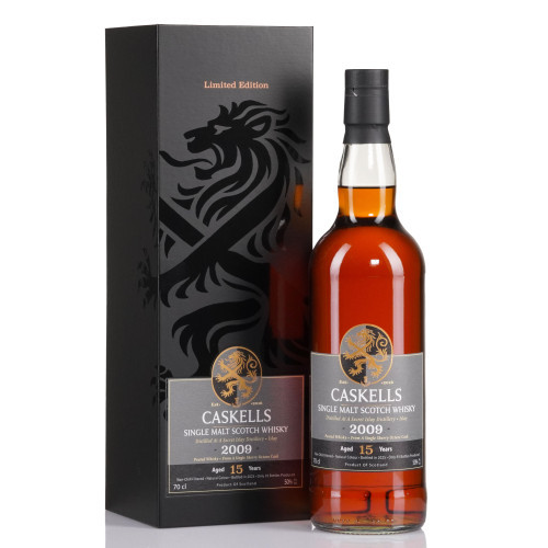 Caskells 崎獅 - 秘密艾萊 15年, 2009, 50%, 93支, 泥煤單一麥芽蘇格蘭威士忌