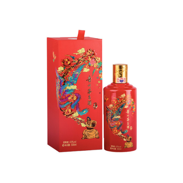 43%vol 500ml貴州茅臺酒（喜宴·紅）