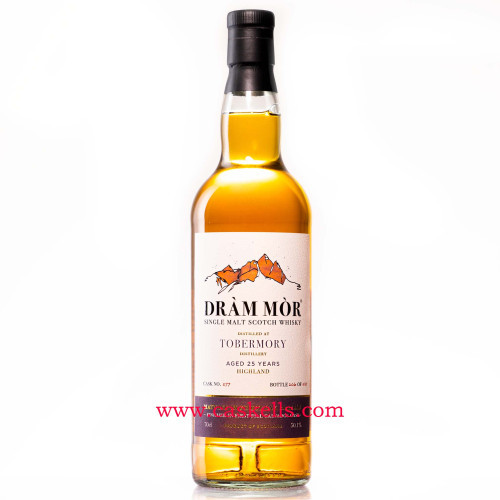 Dram Mor - Tobermory Distillery 25 year old single cask single malt whisky