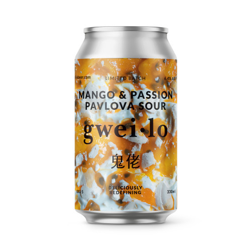 Mango & Passion Pavlova Sour