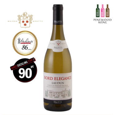 Brotte - Bord Elegance Laudun, AOC Cotes du Rhone Villages, Blanc